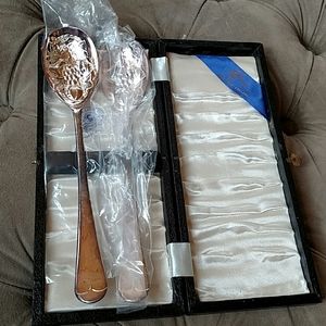 Sheffield England 9" Salad Servers Display Box New